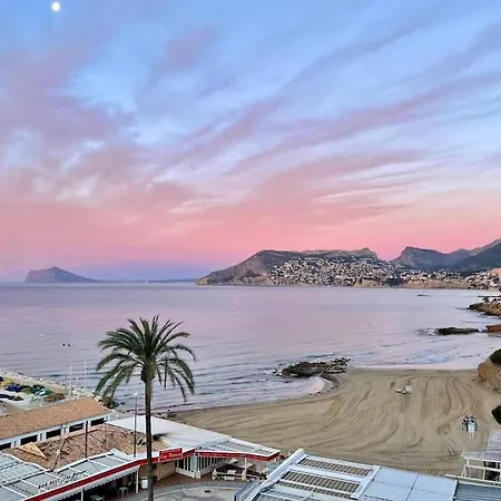 Sicht Auf Ifach, Hafen Und * Calp