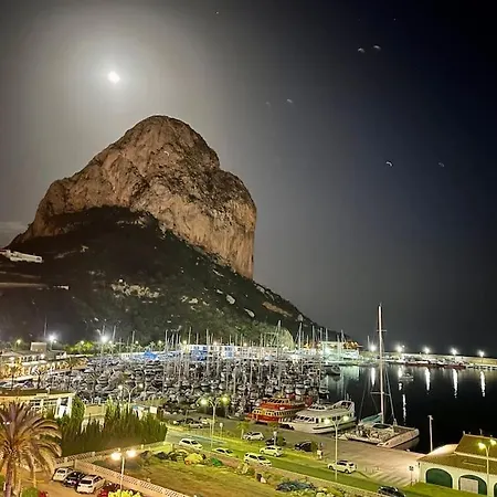 Sicht Auf Ifach, Hafen Und