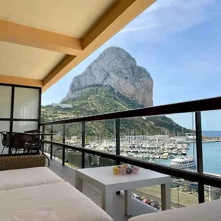 Sicht Auf Ifach, Hafen Und Apartamento *