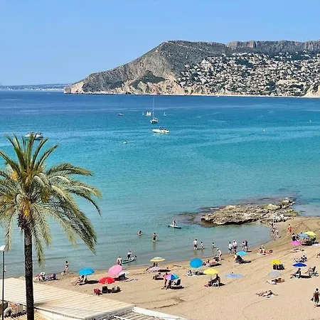 Sicht Auf Ifach, Hafen Und * Κάλπε